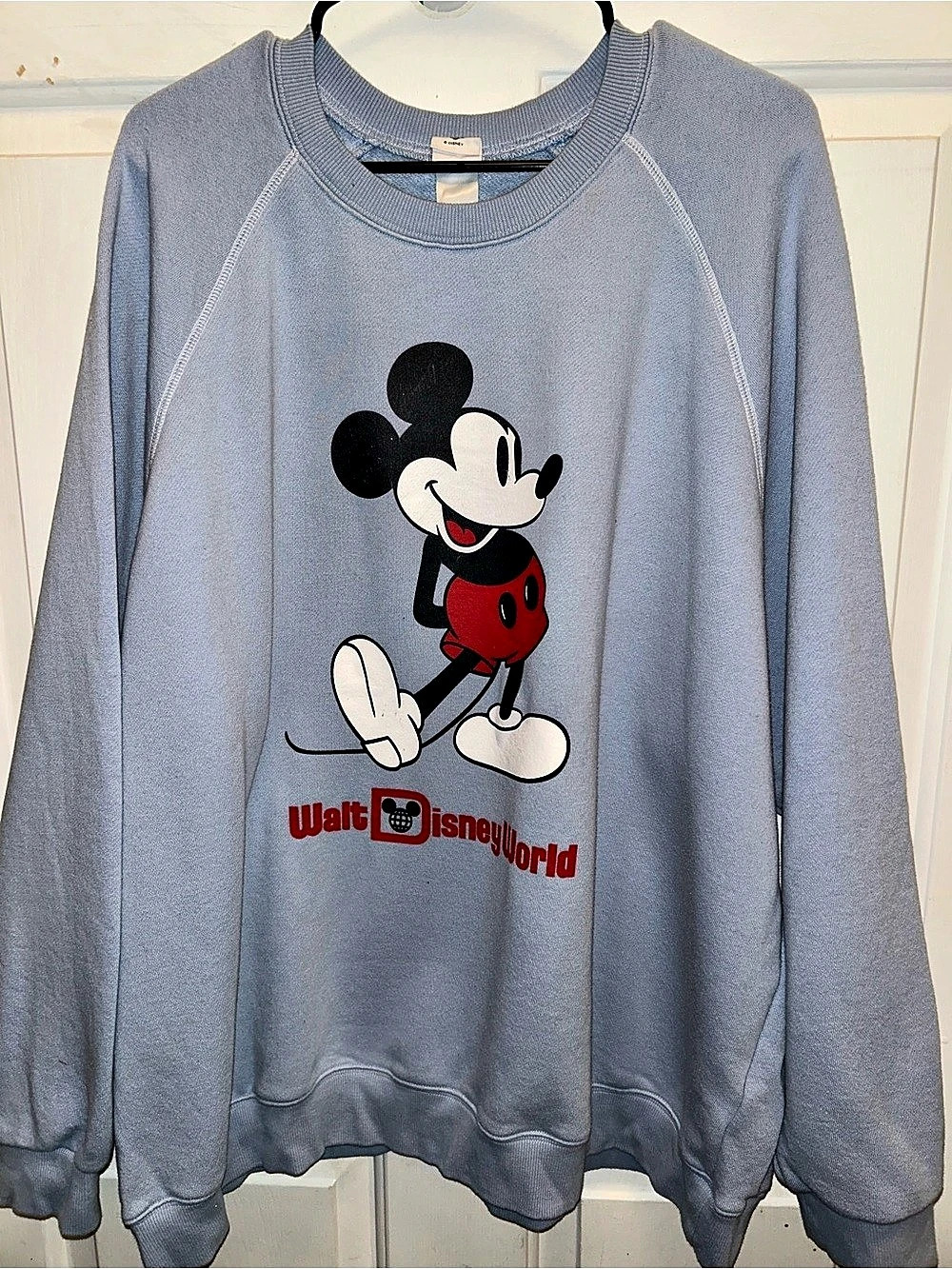 Disney Walt Disney World Mickey Mouse Mickey Mouse Sweatshirt Blue Size XL